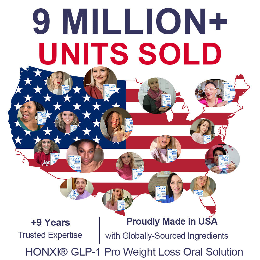 Honxi® GLP-1 Weight Loss Oral Solution ✅One dose a day — see results in 7 days👩⚕️Suitable for obesity, cardiovascular diseases, diabetes, sleep apnea, high cholesterol and blood lipids, joint problems, and various other conditions🚀