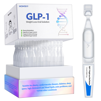 Honxi® GLP-1 Weight Loss Oral Solution ✅One dose a day — see results in 7 days👩‍⚕️Suitable for obesity, cardiovascular diseases, diabetes, sleep apnea, high cholesterol and blood lipids, joint problems, and various other conditions🚀