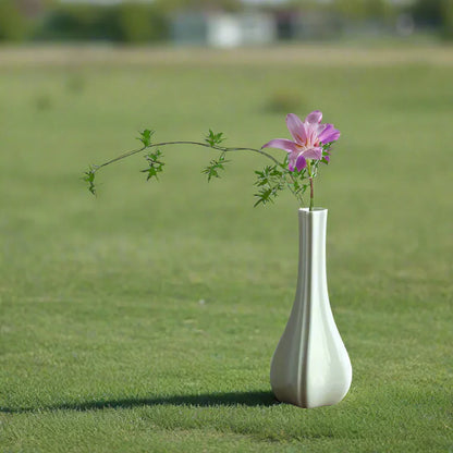 Handmade White Porcelain Mini Vase